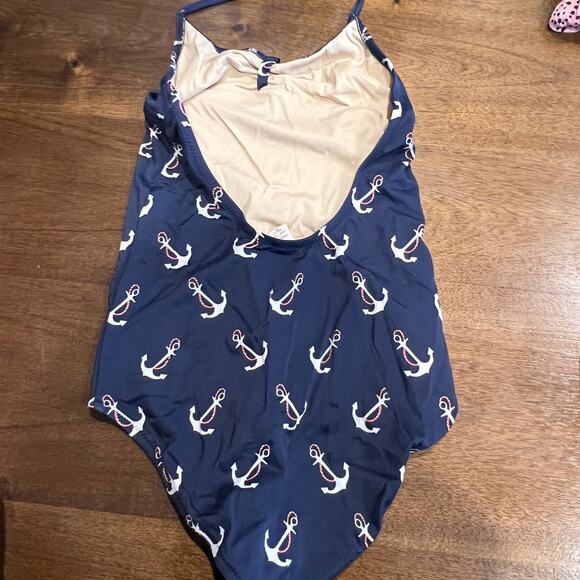 Crewcuts Girl's Anchor One Piece swimsuit Size 14 - Picture 2 of 4